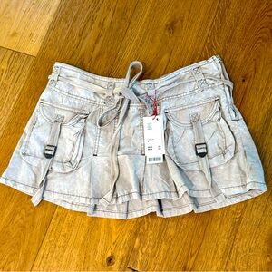 Urban Outfitters BDG Stone Kilt Mini Skirt